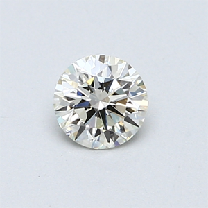 Picture of 0.42 Carats, Round Diamond with Excellent Cut, H Color, VS1 Clarity and Certified by EGL