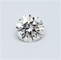 0.42 Carats, Round Diamond with Excellent Cut, G Color, VS2 Clarity and Certified by EGL