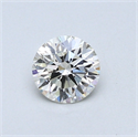 0.42 Carats, Round Diamond with Excellent Cut, G Color, VS1 Clarity and Certified by EGL