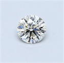 0.42 Carats, Round Diamond with Very Good Cut, H Color, VS2 Clarity and Certified by GIA