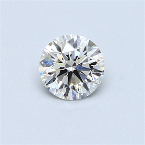 Picture of 0.42 Carats, Round Diamond with Very Good Cut, H Color, VS2 Clarity and Certified by GIA