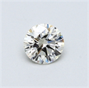 0.42 Carats, Round Diamond with Excellent Cut, I Color, VS1 Clarity and Certified by EGL