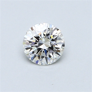Picture of 0.42 Carats, Round Diamond with Very Good Cut, H Color, VVS2 Clarity and Certified by GIA