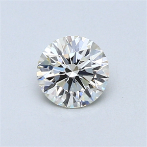 Picture of 0.42 Carats, Round Diamond with Excellent Cut, H Color, VVS2 Clarity and Certified by EGL