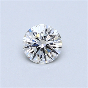 Picture of 0.41 Carats, Round Diamond with Very Good Cut, H Color, VS2 Clarity and Certified by GIA