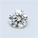 0.41 Carats, Round Diamond with Very Good Cut, I Color, VS2 Clarity and Certified by GIA