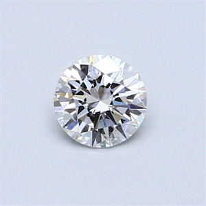 Picture of 0.41 Carats, Round Diamond with Excellent Cut, D Color, SI1 Clarity and Certified by GIA