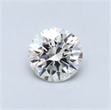 0.41 Carats, Round Diamond with Excellent Cut, G Color, VVS2 Clarity and Certified by EGL