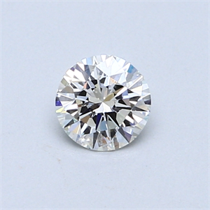 Picture of 0.41 Carats, Round Diamond with Excellent Cut, H Color, VS2 Clarity and Certified by GIA