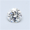 0.41 Carats, Round Diamond with Very Good Cut, I Color, SI2 Clarity and Certified by GIA