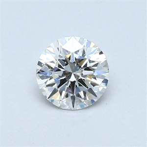 Picture of 0.41 Carats, Round Diamond with Excellent Cut, H Color, SI2 Clarity and Certified by GIA