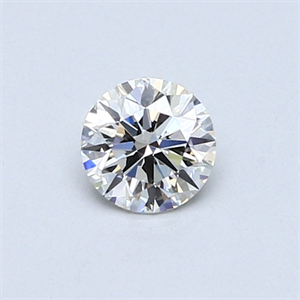 Picture of 0.41 Carats, Round Diamond with Excellent Cut, J Color, VS1 Clarity and Certified by GIA