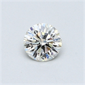 0.41 Carats, Round Diamond with Excellent Cut, G Color, VVS1 Clarity and Certified by EGL