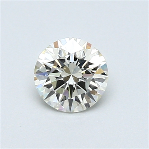 Picture of 0.41 Carats, Round Diamond with Excellent Cut, I Color, VS2 Clarity and Certified by GIA