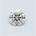 0.41 Carats, Round Diamond with Excellent Cut, G Color, VS1 Clarity and Certified by EGL