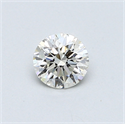 0.41 Carats, Round Diamond with Excellent Cut, G Color, VVS1 Clarity and Certified by EGL