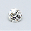 0.41 Carats, Round Diamond with Excellent Cut, G Color, VS2 Clarity and Certified by EGL