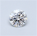 0.40 quilates, Redondo Diamante , Color E, claridad SI1 y certificado por GIA