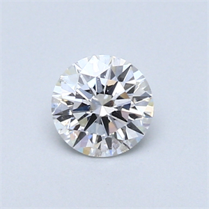 Picture of 0.40 Carats, Round Diamond with Excellent Cut, E Color, SI1 Clarity and Certified by GIA