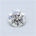 0.40 Carats, Round Diamond with Excellent Cut, G Color, VS2 Clarity and Certified by EGL