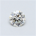 0.40 Carats, Round Diamond with Excellent Cut, H Color, VS1 Clarity and Certified by EGL