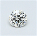 0.40 Carats, Round Diamond with Excellent Cut, L Color, VS1 Clarity and Certified by GIA