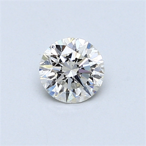 Picture of 0.40 Carats, Round Diamond with Very Good Cut, I Color, SI2 Clarity and Certified by GIA