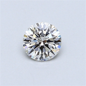 Picture of 0.40 Carats, Round Diamond with Excellent Cut, I Color, VS2 Clarity and Certified by GIA