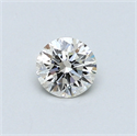 0.40 Carats, Round Diamond with Excellent Cut, I Color, VS1 Clarity and Certified by GIA