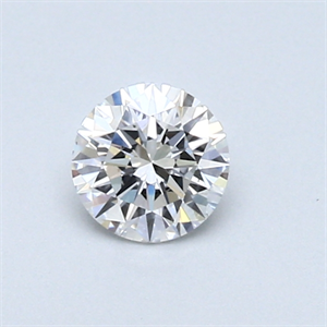 Picture of 0.40 Carats, Round Diamond with Very Good Cut, F Color, VS2 Clarity and Certified by GIA