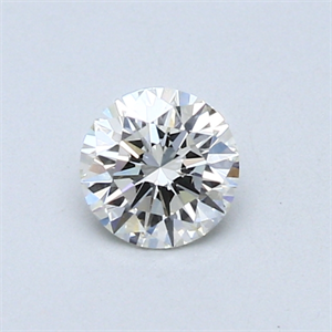 Picture of 0.40 Carats, Round Diamond with Excellent Cut, G Color, VVS2 Clarity and Certified by EGL