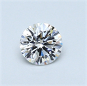 0.40 quilates, Redondo Diamante , Color F, claridad VS1 y certificado por GIA