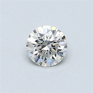 Picture of 0.40 Carats, Round Diamond with Very Good Cut, F Color, VS2 Clarity and Certified by GIA