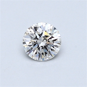 Picture of 0.40 Carats, Round Diamond with Very Good Cut, F Color, SI1 Clarity and Certified by GIA