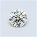 0.40 Carats, Round Diamond with Excellent Cut, L Color, VS2 Clarity and Certified by GIA