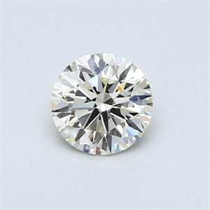 Picture of 0.40 Carats, Round Diamond with Excellent Cut, L Color, VS2 Clarity and Certified by GIA