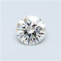 0.40 Carats, Round Diamond with Very Good Cut, I Color, VVS1 Clarity and Certified by GIA