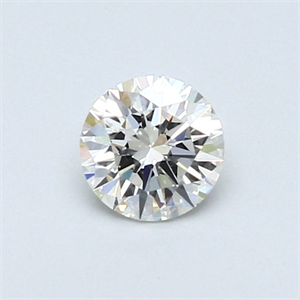 Picture of 0.40 Carats, Round Diamond with Very Good Cut, I Color, VVS1 Clarity and Certified by GIA