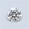 0.40 Carats, Round Diamond with Excellent Cut, G Color, VVS2 Clarity and Certified by EGL