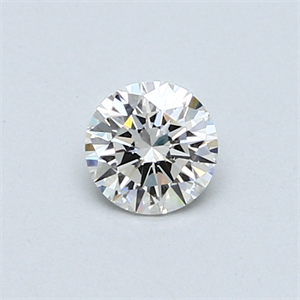 Picture of 0.40 Carats, Round Diamond with Excellent Cut, F Color, SI1 Clarity and Certified by GIA