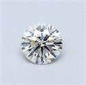 0.40 Carats, Round Diamond with Excellent Cut, H Color, VS1 Clarity and Certified by EGL