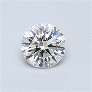 Picture of 0.40 Carats, Round Diamond with Excellent Cut, H Color, IF Clarity and Certified by EGL