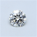 0.40 Carats, Round Diamond with Very Good Cut, G Color, VS2 Clarity and Certified by GIA