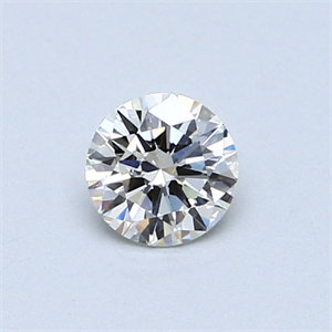 Picture of 0.42 Carats, Round Diamond with Excellent Cut, J Color, VVS2 Clarity and Certified by GIA