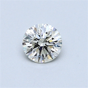 Picture of 0.42 Carats, Round Diamond with Very Good Cut, H Color, VS2 Clarity and Certified by GIA