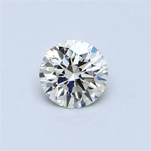 Picture of 0.42 Carats, Round Diamond with Very Good Cut, J Color, VS2 Clarity and Certified by GIA