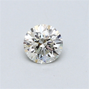 Picture of 0.40 Carats, Round Diamond with Good Cut, I Color, VVS2 Clarity and Certified by GIA