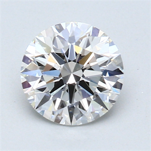 Picture of 1.08 Carats, Round Diamond with Excellent Cut, F Color, VVS1 Clarity and Certified by GIA