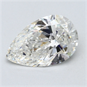 1.75 Carats, Pear Diamond with  Cut, H Color, VS2 Clarity and Certified by GIA