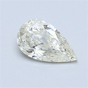 0.61 Carats, Pear Diamond with  Cut, I Color, SI1 Clarity and Certified by EGL